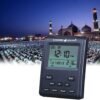 AL-HARAMEEN Muslim Prayer Clock LCD Display Desk Azan Clock HA-3011, Home/Office/Mosque Bedside HIJRI Clock,Black - Image 7